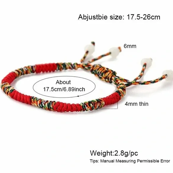 Lucky Buddhist Monk Bracelets- (2 bracelets in set 1 yellow and 1) unisex - Picture 2 of 15